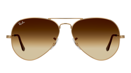 RAYBAN AVIATOR GOLD/BROWN RB3025