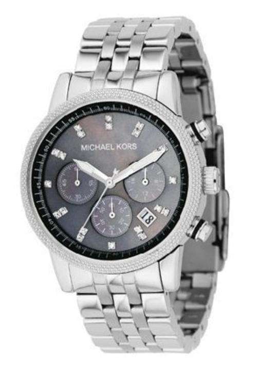 ORIGINAL MICHAEL KORS LADIES BLACK-MOTHER OF PEARL  ## BRAND NEW ##
