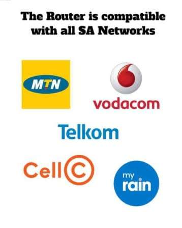 Huawei B315 LTE Router + 2 Backup Batteries