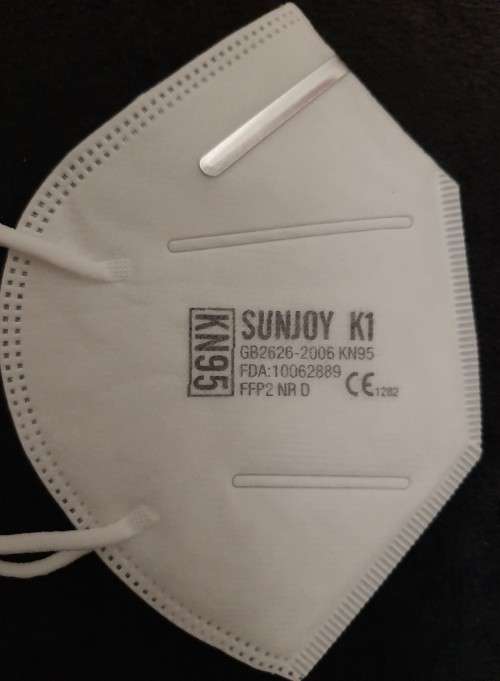 Original High Quality KN95 PM2.5 FFP2 Face Mask / Respirator - Ear Hook Type (10 Pack)