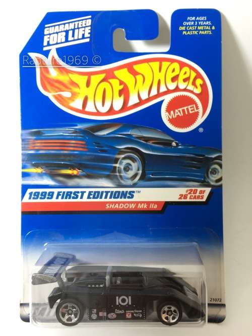 HW-Shadow Mk Iia-1999 First Editions #20-Black-Long Card-