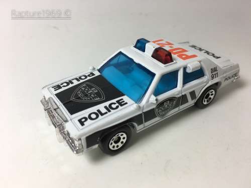 Matchbox-Ford Police Car-Matchbox-White-Loose-