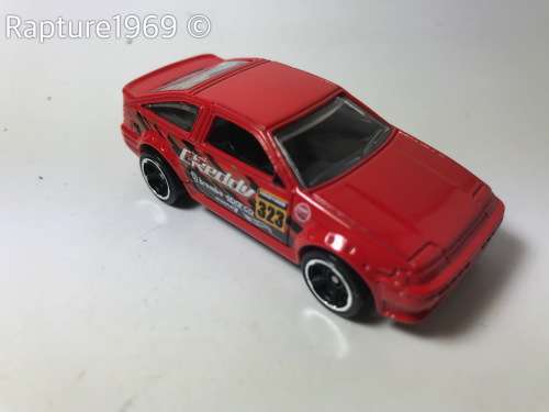 Hot Wheels-Toyota AE-86 Corolla-2015 Hot Wheels HW Workshop HW Drift Race -Red-Loose