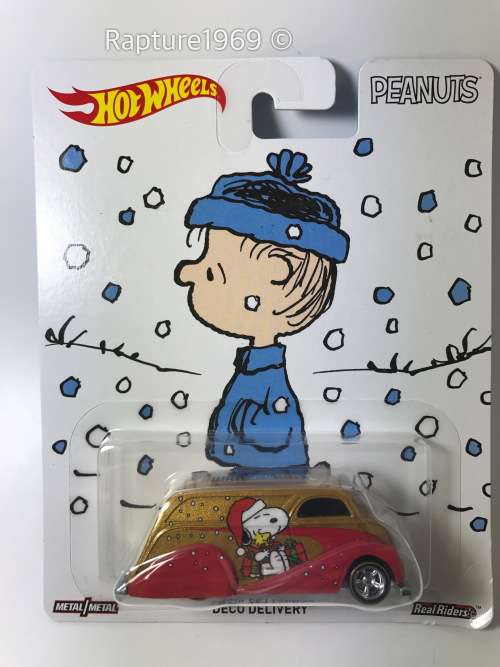 Hot Wheels-Deco Delivery-2016 Pop Culture - Peanuts-Red-Long Card