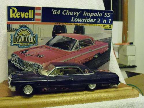 1964 Chevy Impala from Revell 1/24 Scale Kit # 2574 (Built Model)