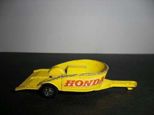 Matchbox no 38 Honda Motorcycle Trailer  - see photos for condition - no box