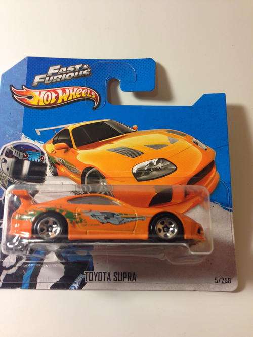 Hot Wheels Toyota Supra  2013 Hot Wheels HW City Street Power Fast & Furious New (mint on card )