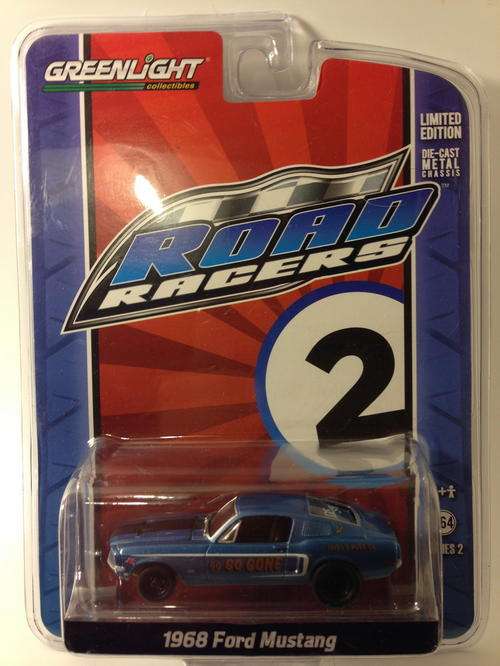 Greenlight - 1968 Ford Mustang - Greenlight Road Racers - Mint on Card