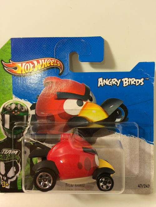 Hot Wheels Red Bird from Angry Birds 2012 New Models - Mint on Short Card