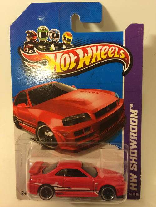 Hot Wheels - Nissan Skyline GT-R (R34) - 2013 Hot Wheels HW Showroom Asphalt Assault