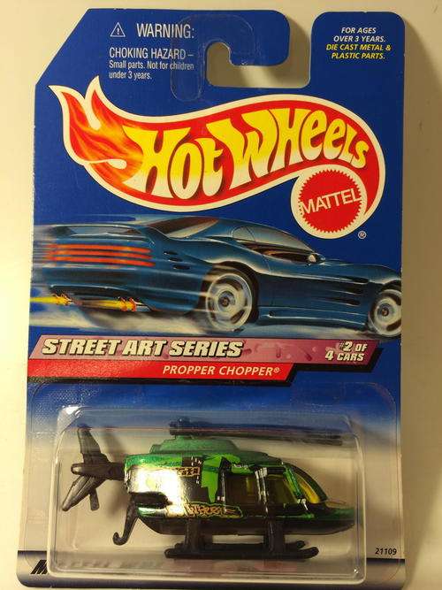 Hot Wheels - Propper Chopper - 1999 Street Art Series #2