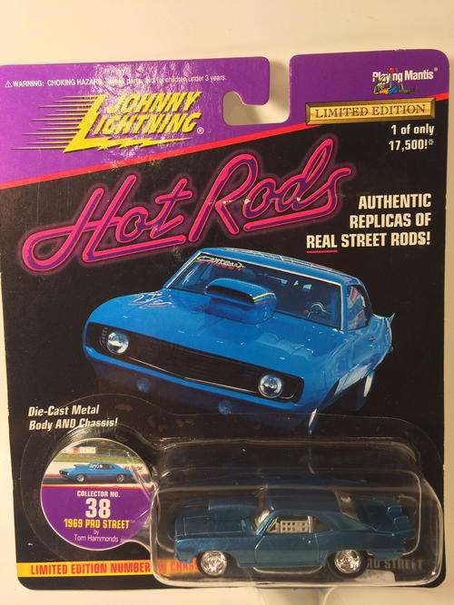 Johnny lightning - 1969 Pro Street Camaro - Johnny Lightning Hot Rods