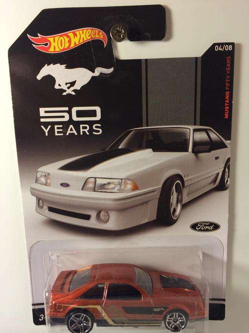 Hot Wheels - 92 Ford Mustang - 2014 Hot Wheels Mustang 50 Years