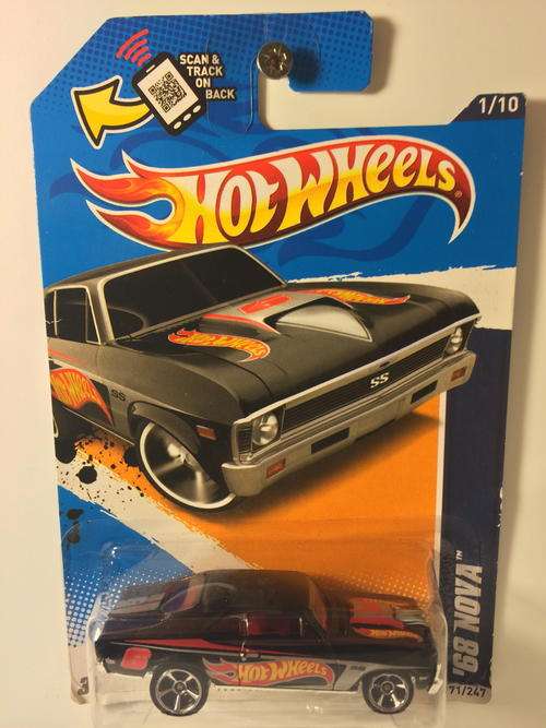Hot Wheels - 68 Chevy Nova - 2012 HW Racing