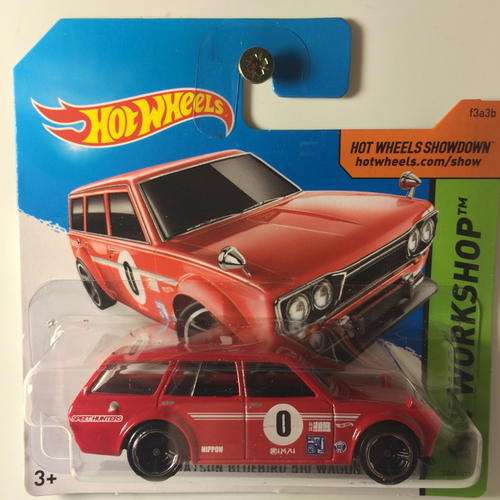 Hot Wheels - 71 Datsun Bluebird 510 wagon - 2014 Hot Wheels HW Workshop Garage
