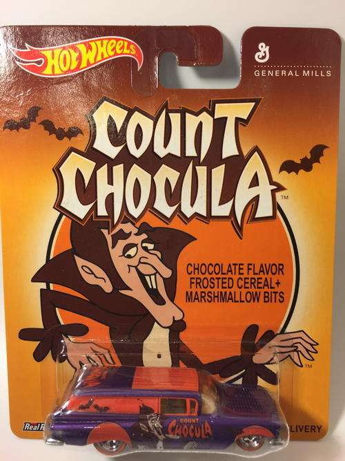 Hot Wheels - Purple - 59 Chevy Delivery - 2014 General Mills Pop Culture Series Count Chocula