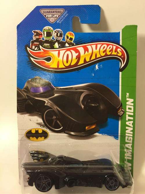 Hot Wheels - Black - Batmobile - 2013 Hot Wheels HW Imagination Batman