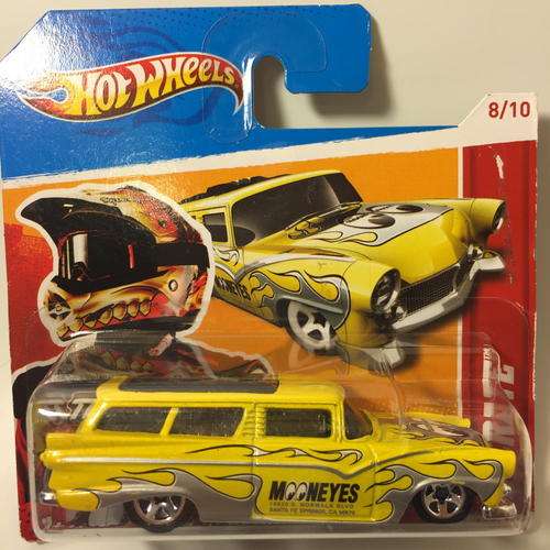 Hot Wheels - 8 Crate - 2012 HW Performance - Yellow - Carded
