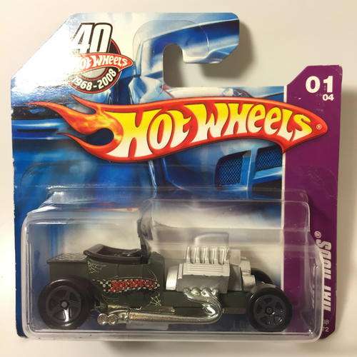 Hot Wheels - T-Bucket - 2008 Rat Rods - Green - Carded