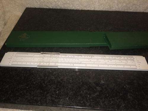 Faber Castell 57/87 Slide Rule and case