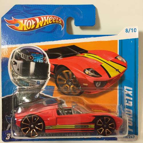 Hot Wheels - Ford GTX1 - 2012 Faster Than Ever - Red - Carded