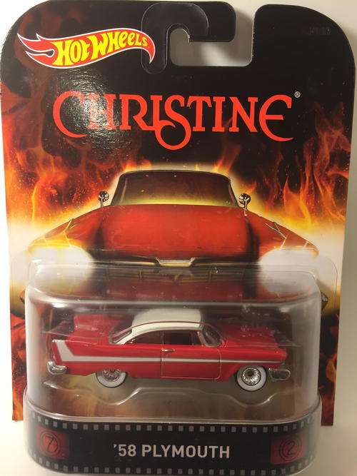 HW - 58 Plymouth  - 2015 Entertainment Series Christine  - Red - Long Card