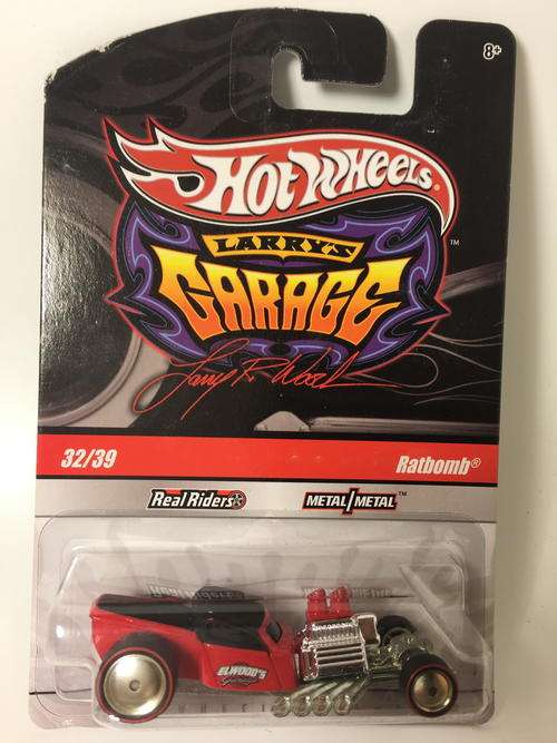 HW - Ratbomb - 2010 Garage Series #32 of 39 Larry's Garage Toys 'R Us Exclusive  - Red - Long Card