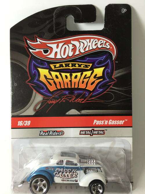 Hot Wheels - Pass'n Gasser  - 2010 Hot Wheels Garage Series #16 of 39 Phil's Garage  - White