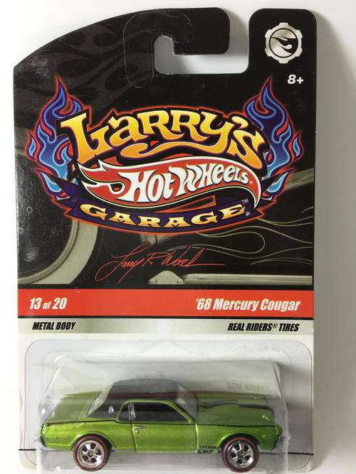 Hot Wheels - 68 Mercury Cougar - 2009 Hot Wheels Larry's Garage Series #13 of 20  - Green