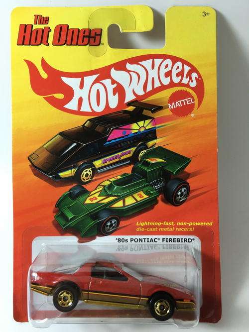Hot Wheels - 80's Pontiac Firebird - 2011 Hot Ones Series  - Red - Long Card -