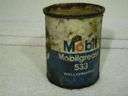 Mobil Grease can  - Perfect for the MAN CAVE