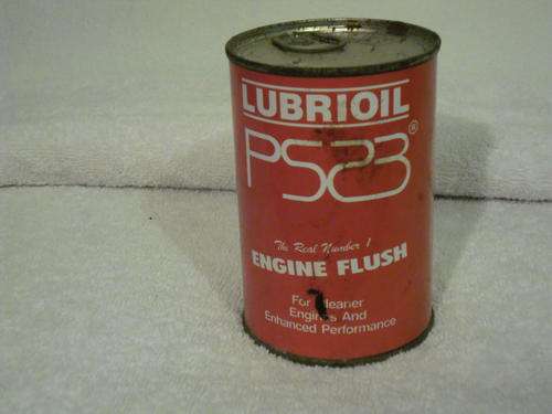 Antique Lubrioil PS23 engine flush can (still sealed) - Perfect for the MAN CAVE