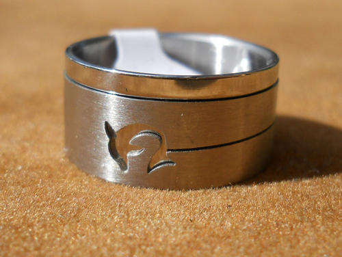 DOLPHIN STAINLESS STEEL SPINNER RING 17mm