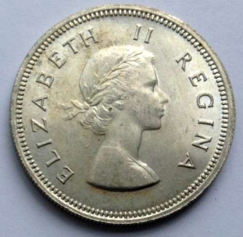 SA Union 2 Shilling 1960 AU-UNC good Grade, Judge the Condition Yourself!!