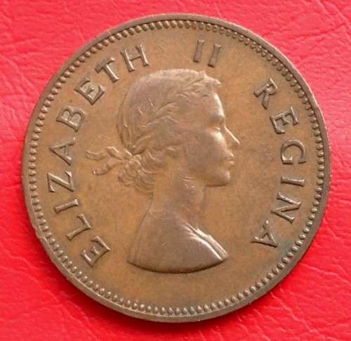 ***RARE***1954 SA Union Half Penny, judge the condition yourself.