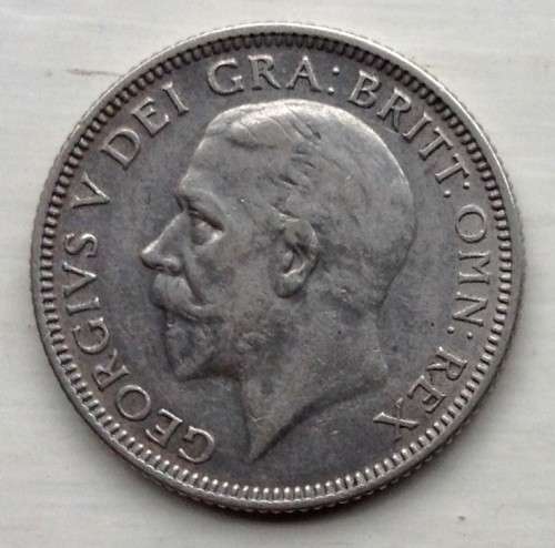1932 United Kingdom Shilling English reverse 50% Silver