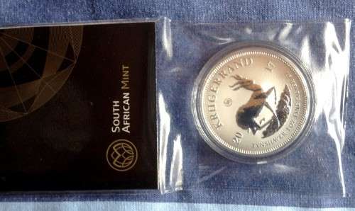 2017 SILVER KRUGERRAND PREMIUM 1oz, 999.9 PURE SILVER