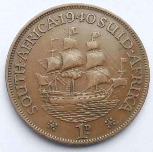 Rare 1940 South Africa Penny No Star After Date, judge the condition yourself.