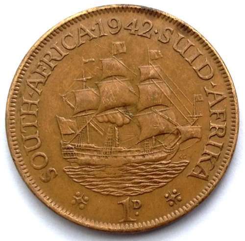 Rare 1942 South Africa Penny, judge the condition yourself.