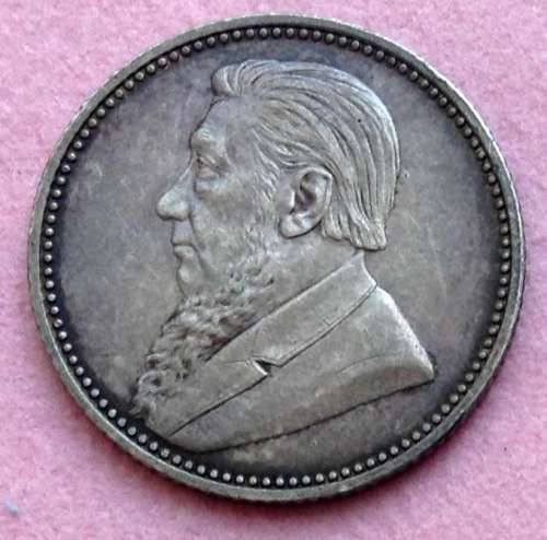 1892 ZAR 6 Pence Silver, condition !!!