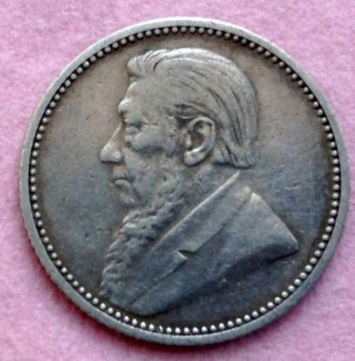 1893 ZAR 6 Pence Silver, condition !!!