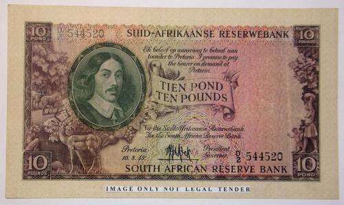 SA 10 POUND D2 MH de KOCK  AFR / ENG 10.8.55  ***RARE IN TOP CONDITION***