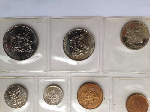 1984 RSA Uncirculated Mint State Coins in Sealed Mint  Pack