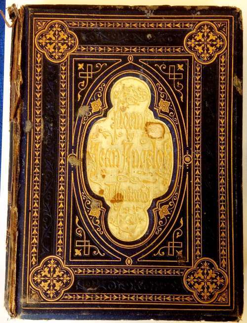 1867 antiquarian and collectable book Poems` by Jean Ingelow, Illustrated.