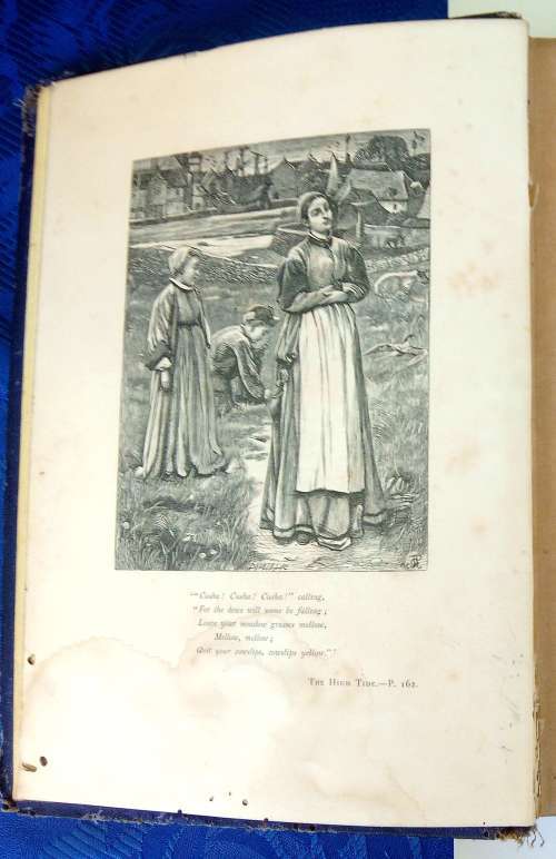 1867 antiquarian and collectable book Poems` by Jean Ingelow, Illustrated.