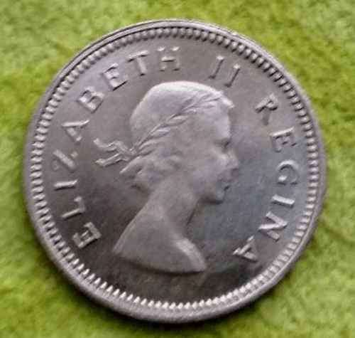 3 Pence 1959 South Africa AUNC