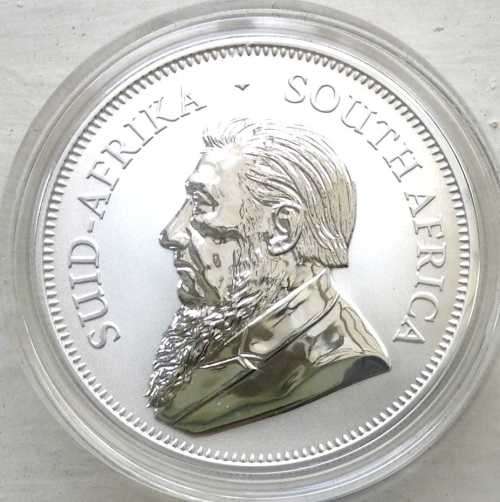2017 Uncirculated Silver Krugerrand with 50 Years Privy Mark