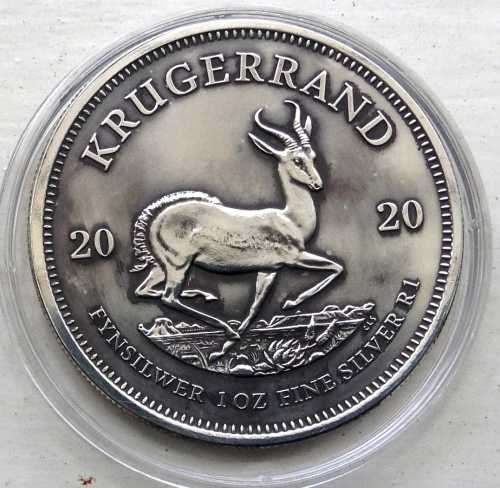 2020 SILVER 1OZ KRUGERRAND ANTIKE LOOK
