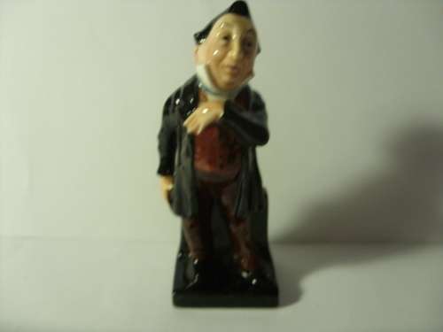 'Mr Pecksniff' Royal Doulton miniature figurine - 10 cm high