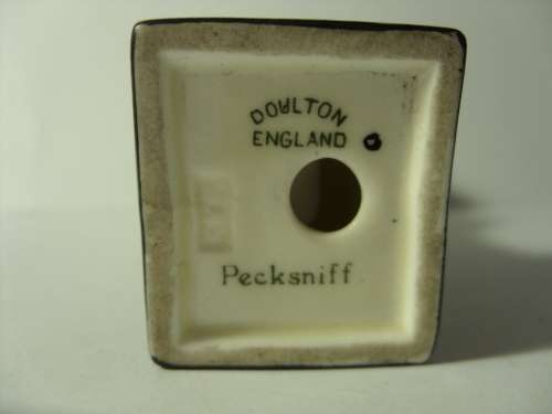 'Mr Pecksniff' Royal Doulton miniature figurine - 10 cm high